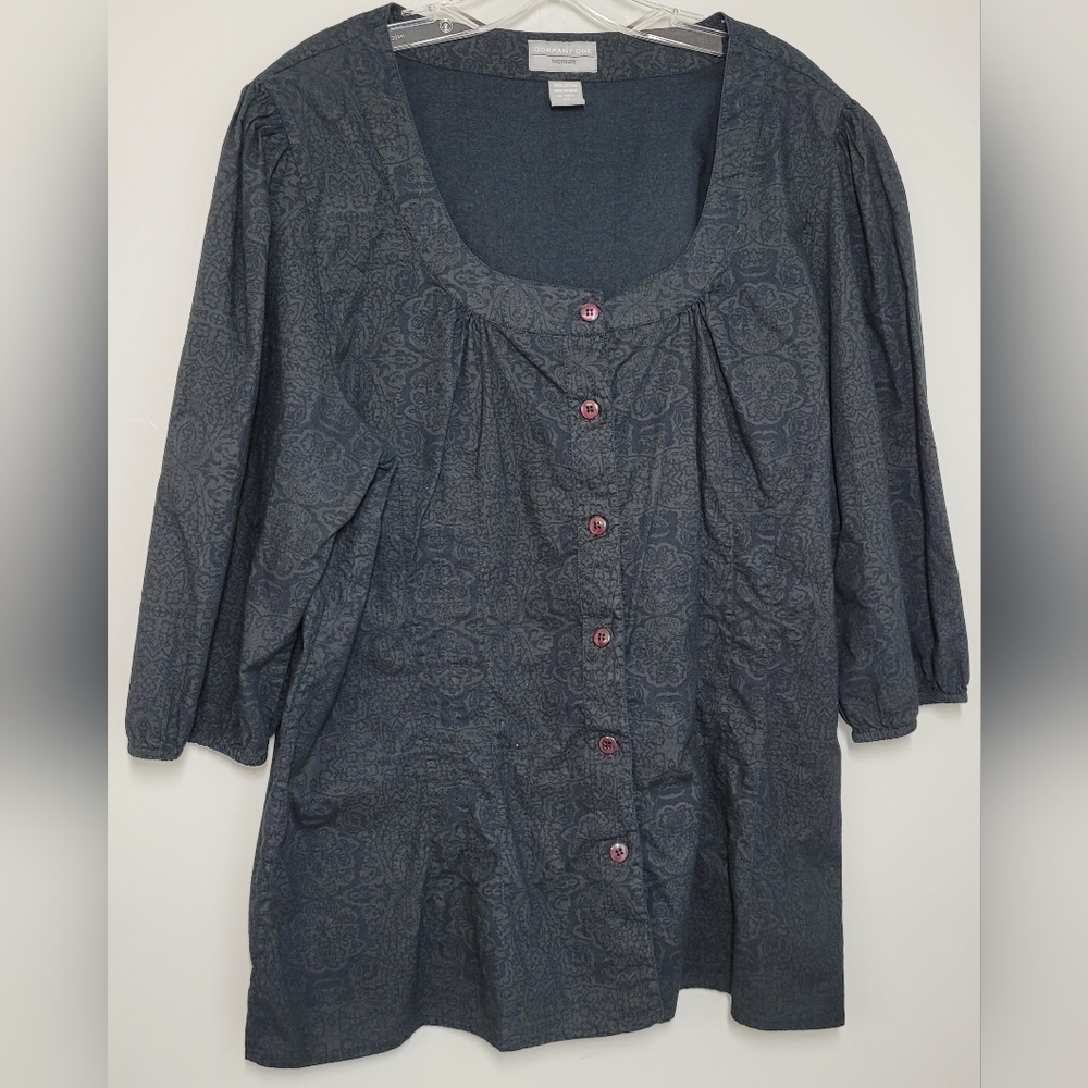 Company One Boat neck Blouse 2x